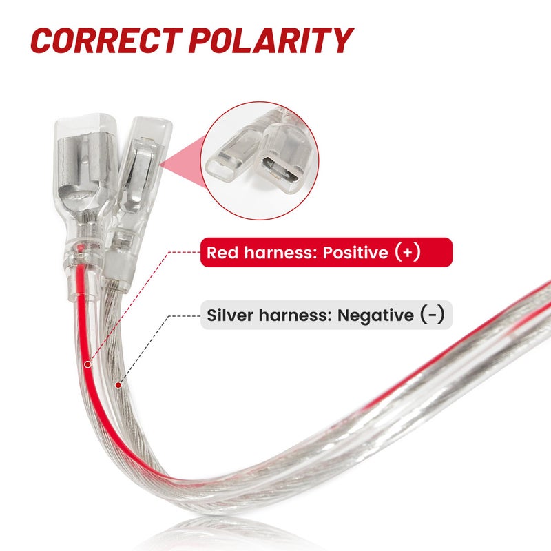 RED WOLF Car Door Speaker Wiring Harness for Hyundai 2002-2016 KIA 2003-2010, Toyota Camry Tacoma Corolla 2002-2011, Subaru Outback 2010-2014 Aftermarket Speaker Wire Connector 2 PC - Image 4